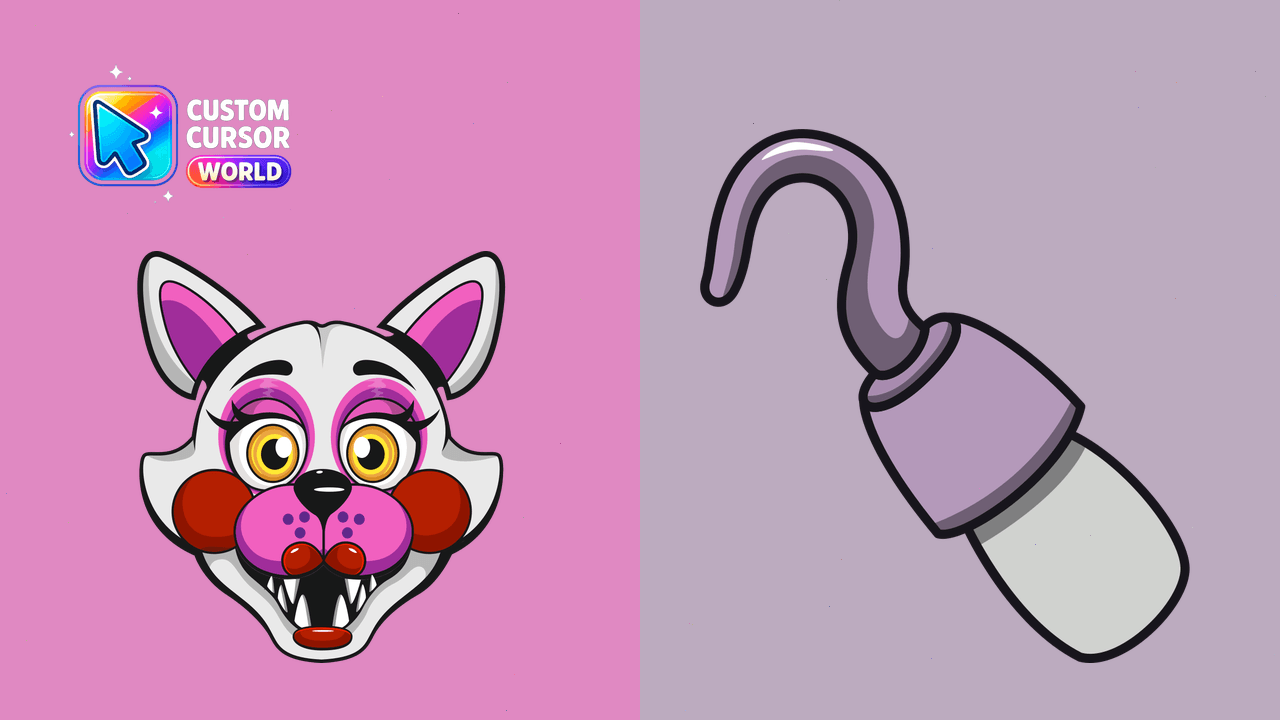 Cursor pack preview: Funtime Foxy Custom Cursor Pack