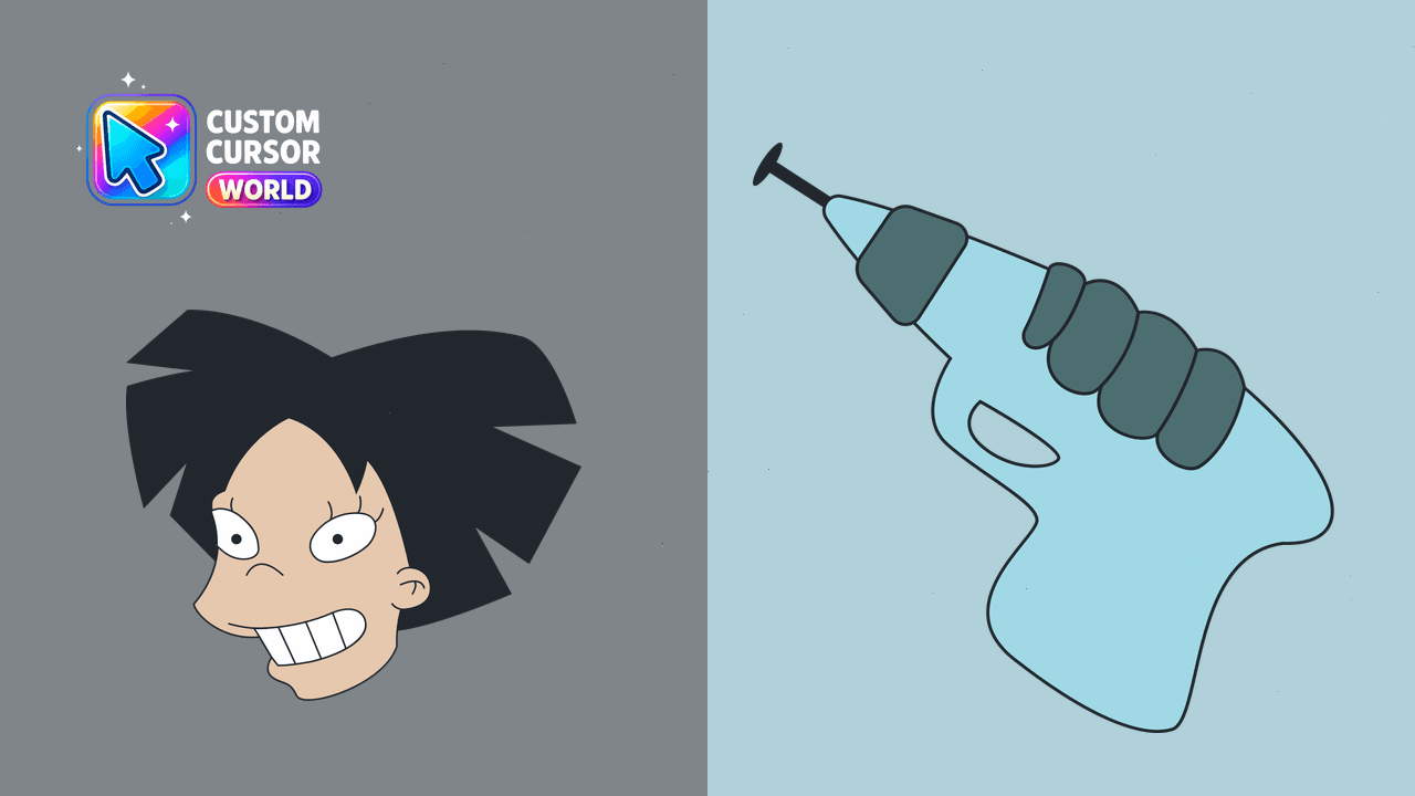 Cursor pack preview: Amy Wong Custom Cursor Pack