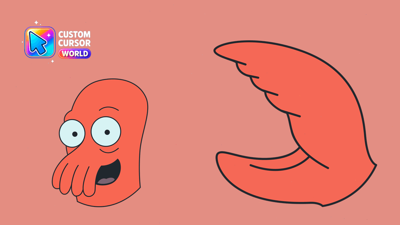 Cursor pack preview: Zoidberg Custom Cursor Pack