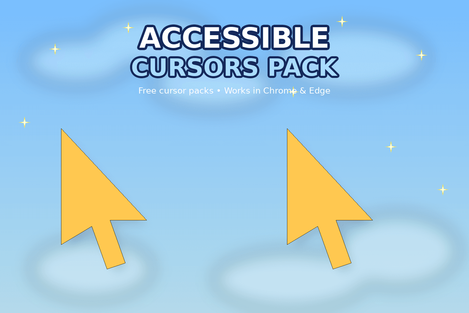 Accessible Cursor Collection - Custom cursor collection preview