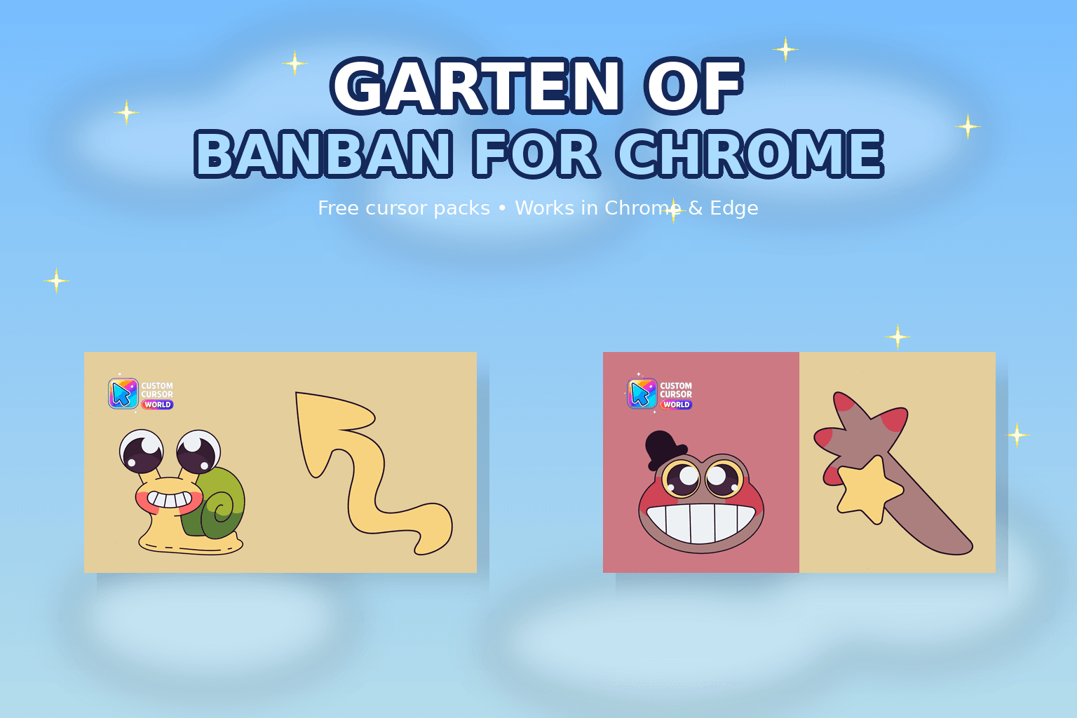 Garten of Banban Custom Cursor Collection for Chrome - Custom cursor collection preview