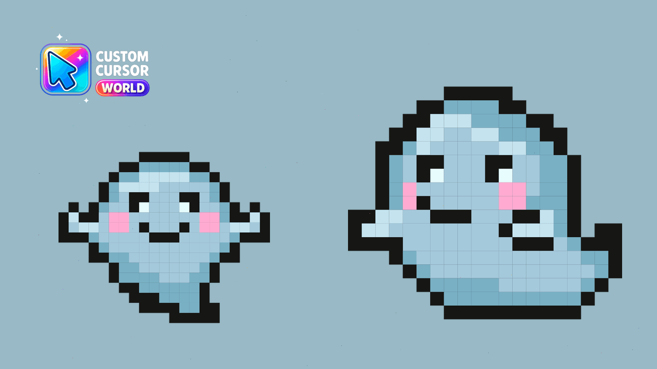 Cursor pack preview: Ghost Pixel Custom Cursor Pack
