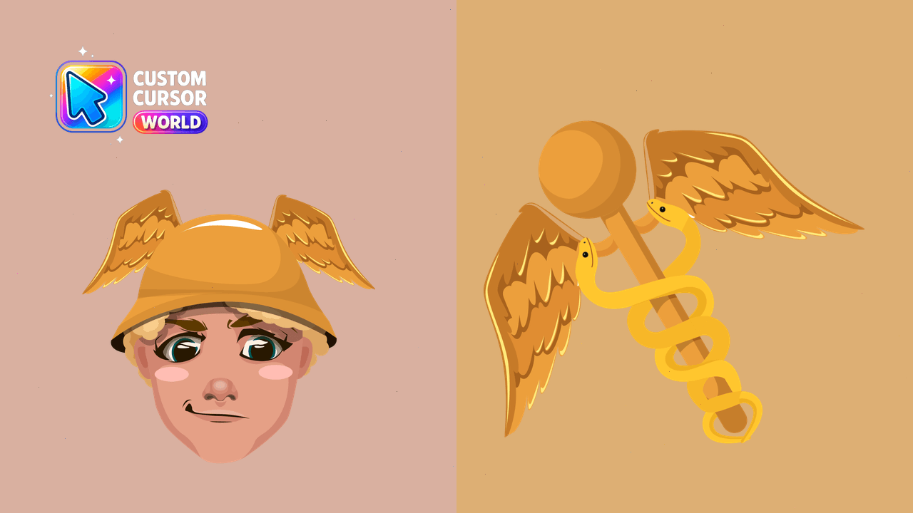 Cursor pack preview: Hermes Cursor Pack