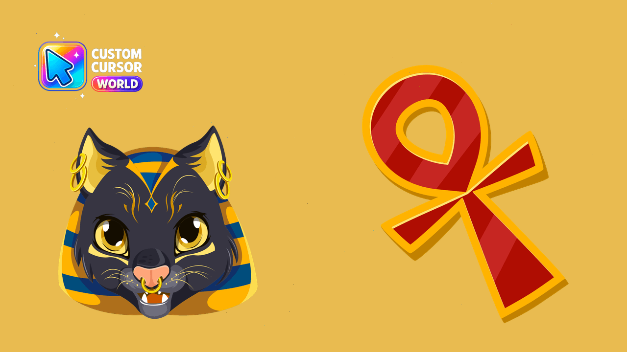 Cursor pack preview: Bastet Custom Cursor Pack for Chrome