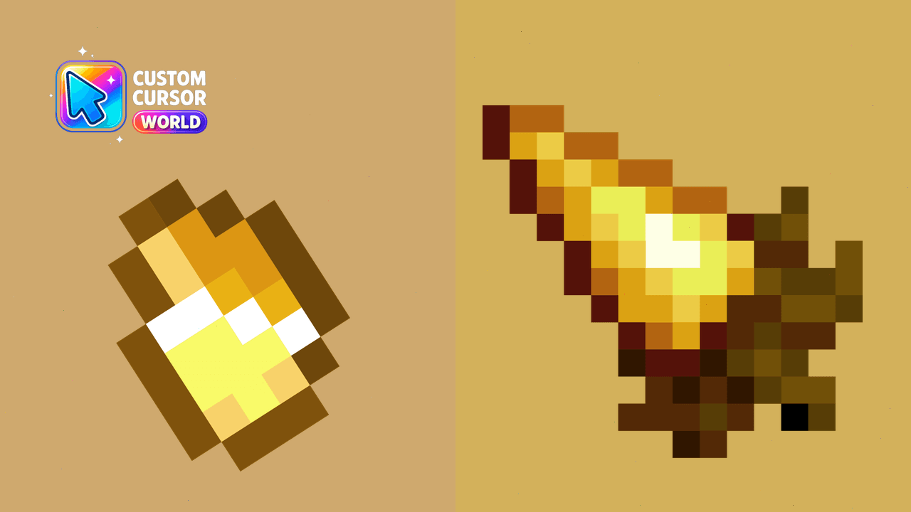 Cursor pack preview: Golden Carrot Cursor Pack