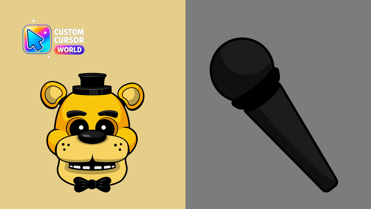 Cursor pack preview: Custom Golden Freddy Cursor Pack