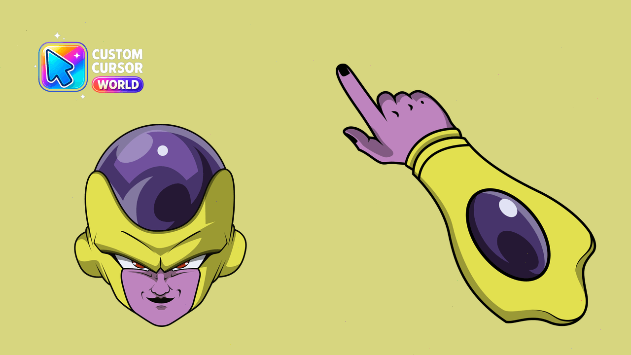 Cursor pack preview: Golden Frieza Custom Cursor Pack
