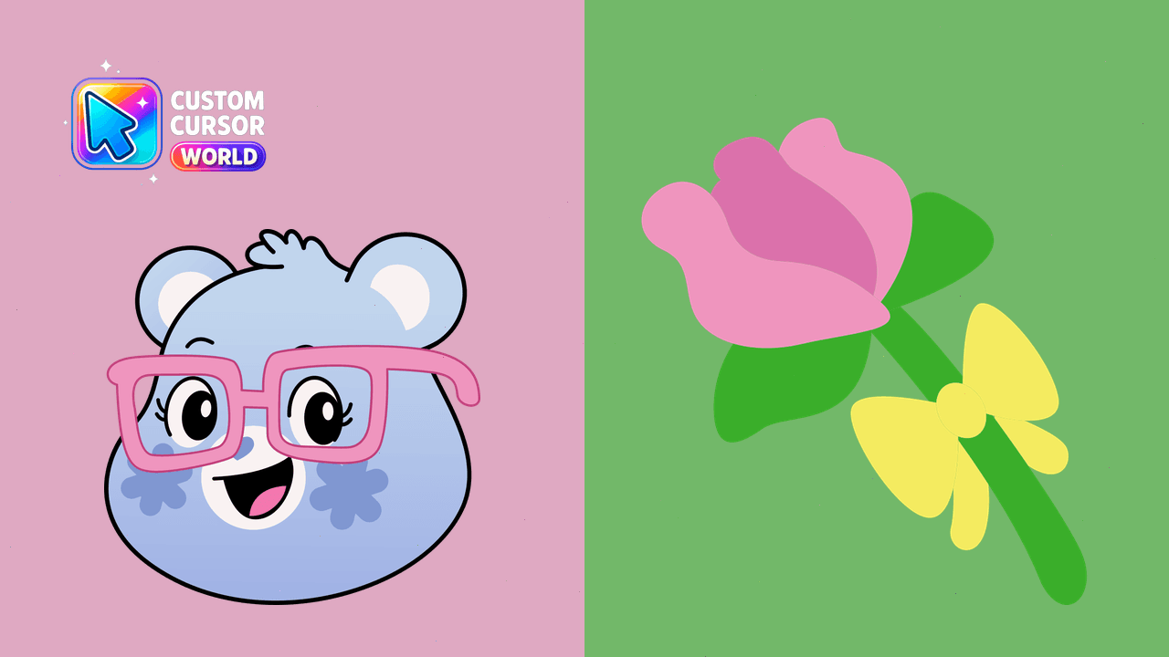 Cursor pack preview: Grams Bear Cursor Pack for Chrome and Windows