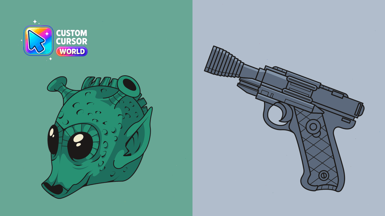 Cursor pack preview: Custom Greedo Cursor Pack for Chrome and Edge