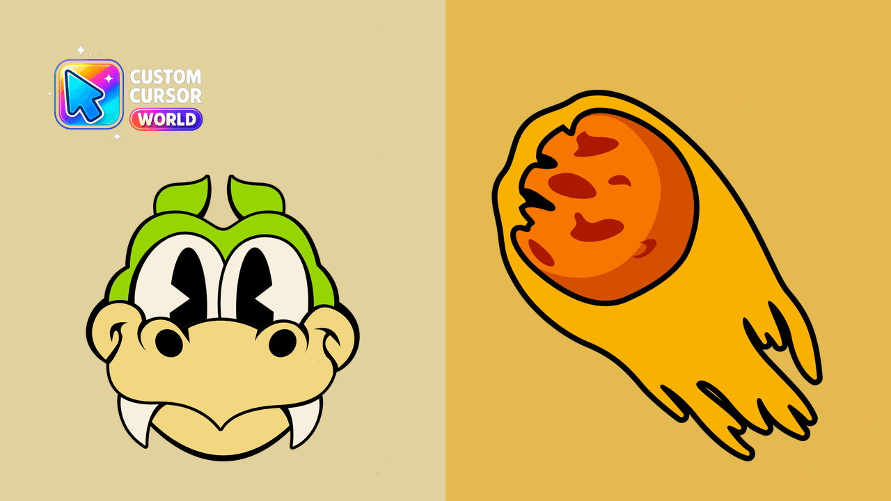 Cursor pack preview: Grim Matchstick Cursor Pack - Fire-Breathing Dragon Custom C