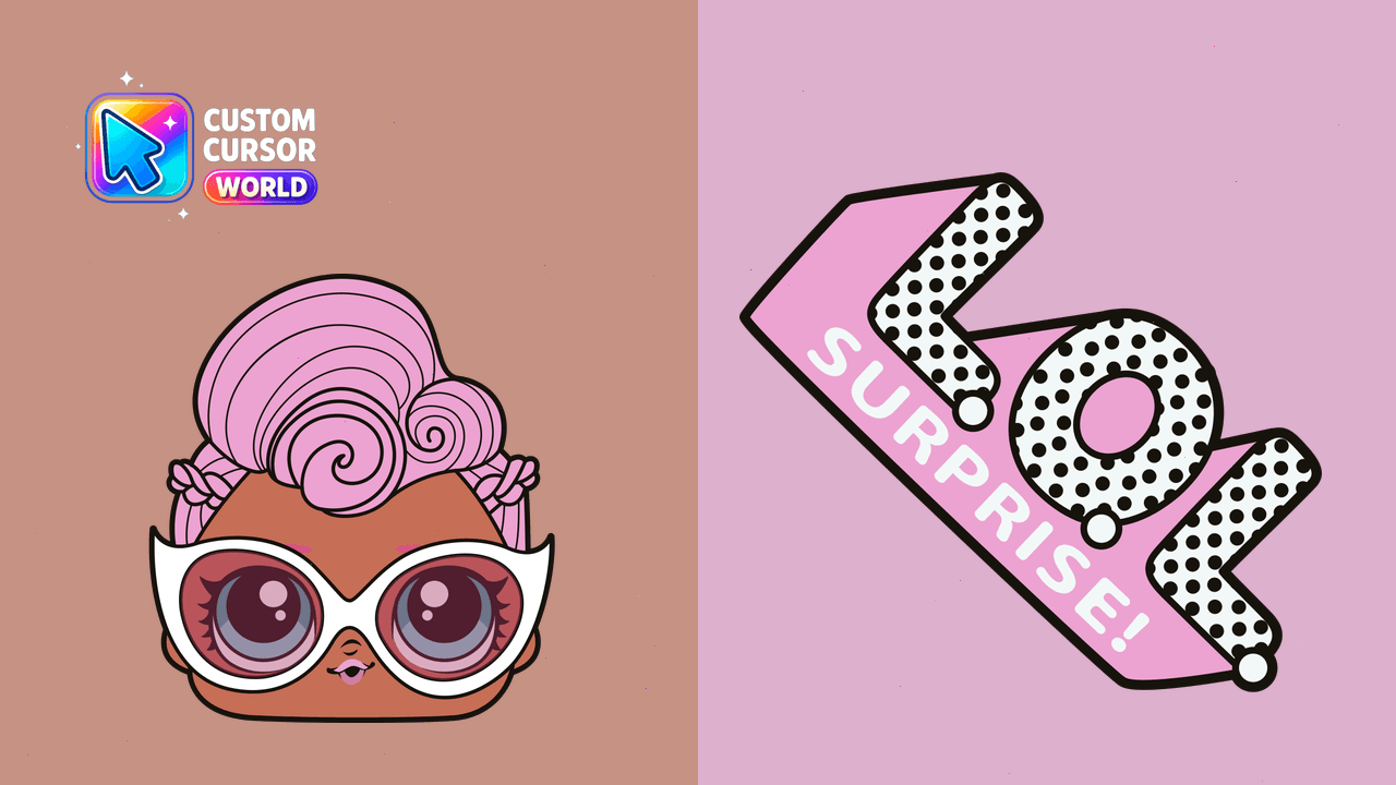 Cursor pack preview: Grunge Grrrl Cursor Pack - Edgy Style Custom Cursor