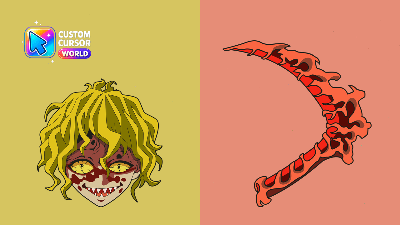 Cursor pack preview: Custom Gyutaro Cursor Pack