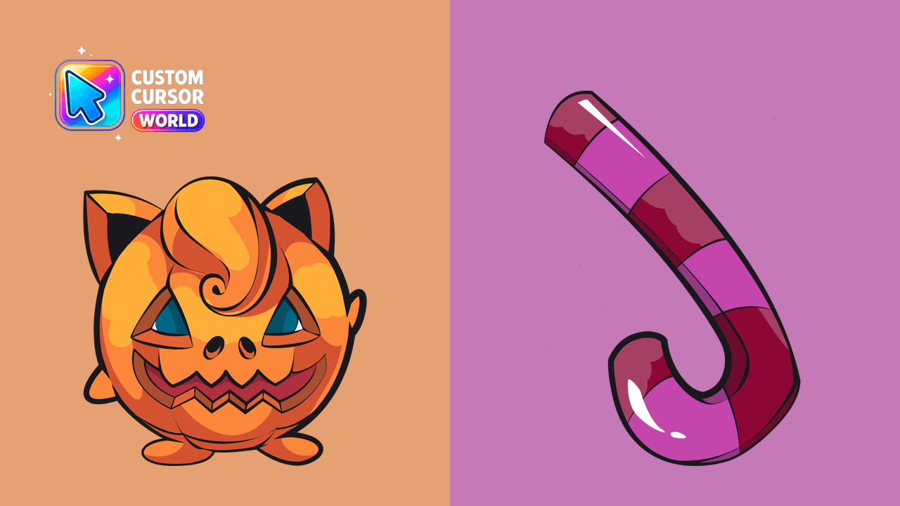 Cursor pack preview: Halloween Jigglypuff Custom Cursor Pack