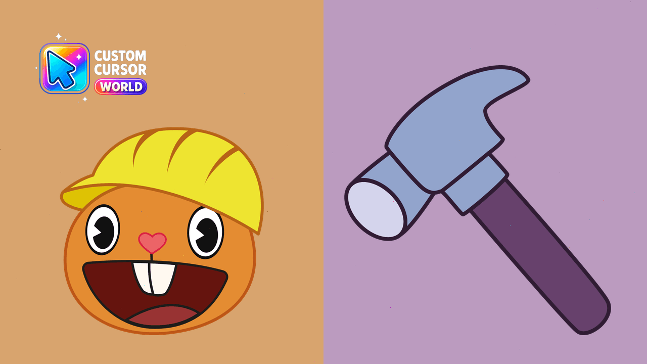 Cursor pack preview: Handy Cursor Pack - Happy Tree Friends Collection