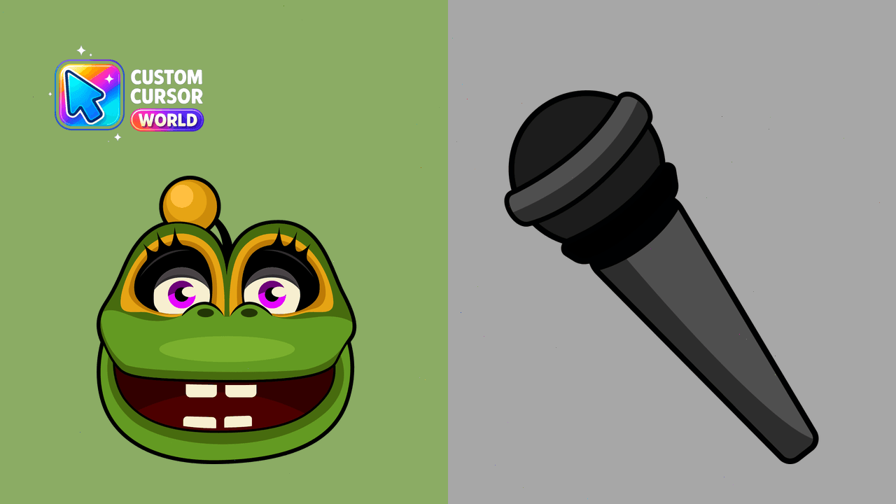 Cursor pack preview: Custom Cursor Pack - Happy Frog