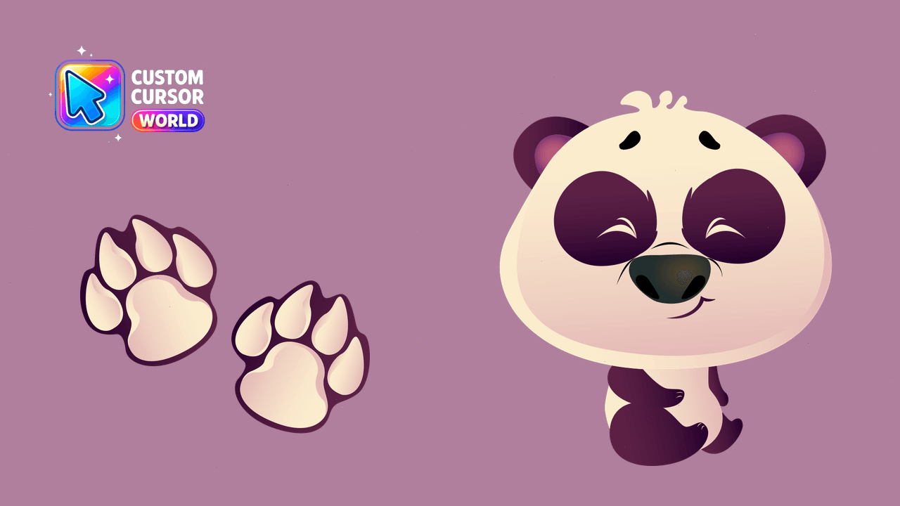 Cursor pack preview: Happy Panda Cursor Pack for Mouse and Pointer
