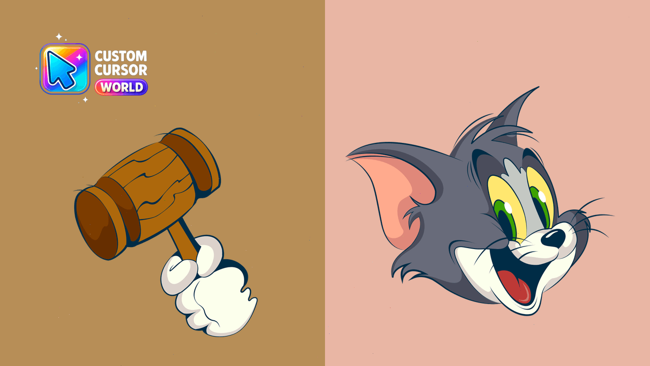 Cursor pack preview: Tom & Jerry Custom Cursor Pack