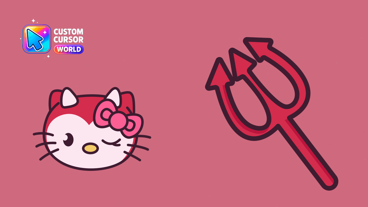 Cursor pack preview: Hello Kitty Custom Cursor Pack