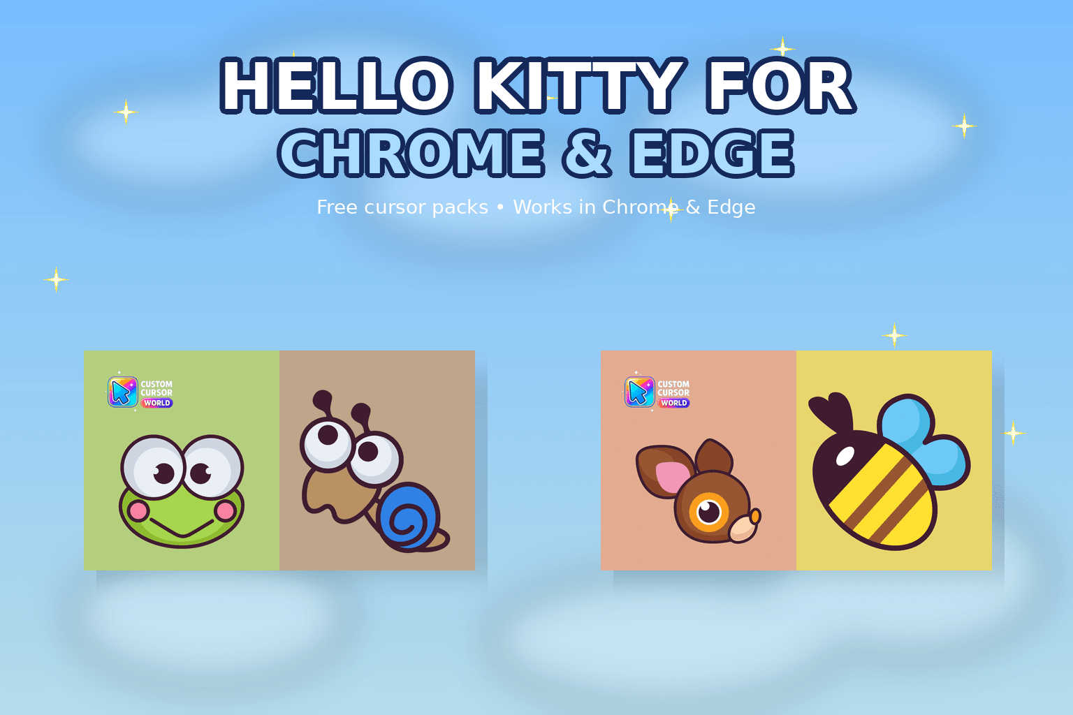 Hello Kitty Cursor Collection for Chrome & Edge - Custom cursor collection preview