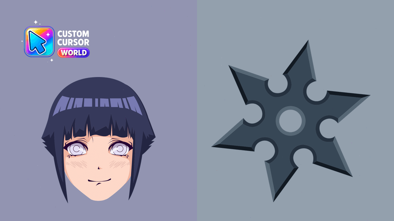 Cursor pack preview: Hinata Hyuga Custom Cursor Pack