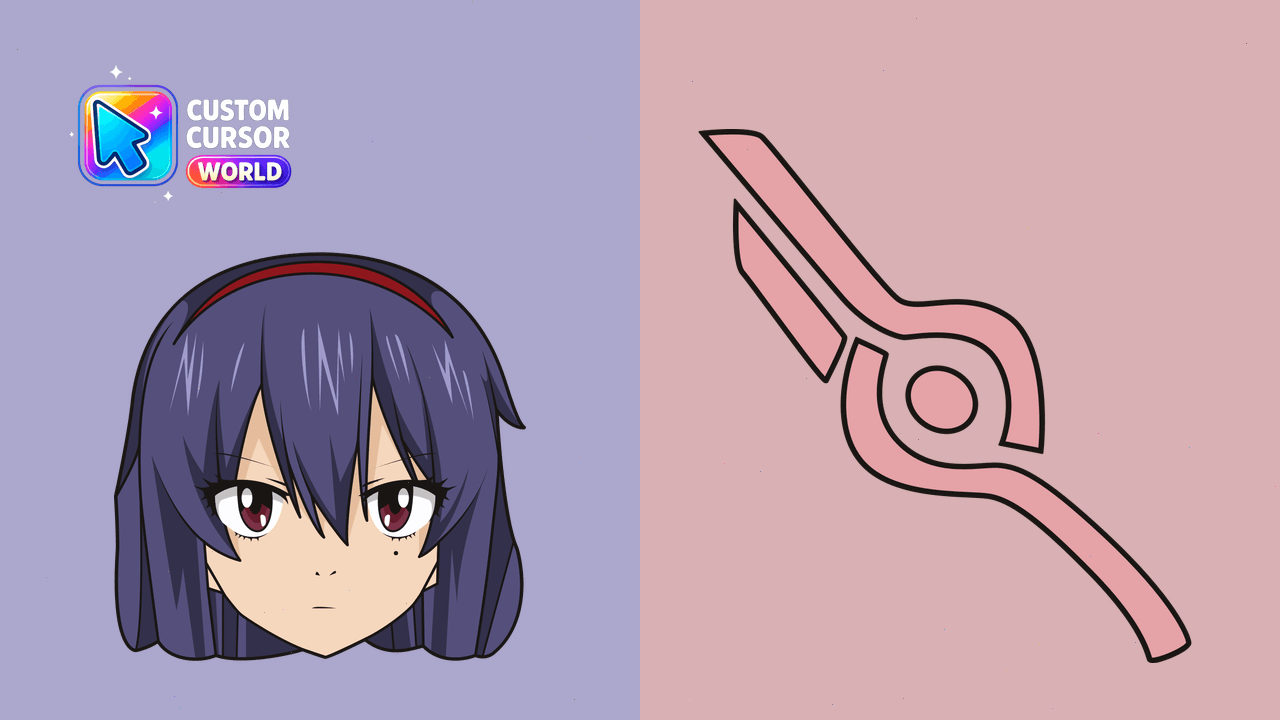 Cursor pack preview: Homura Kogetsu Cursor Pack for Chrome and Edge
