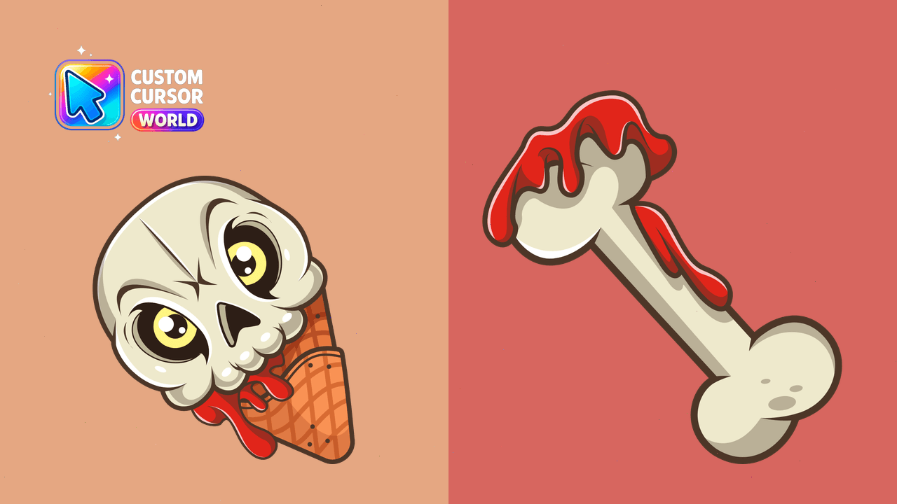 Cursor pack preview: Custom Cursor Pack for Halloween