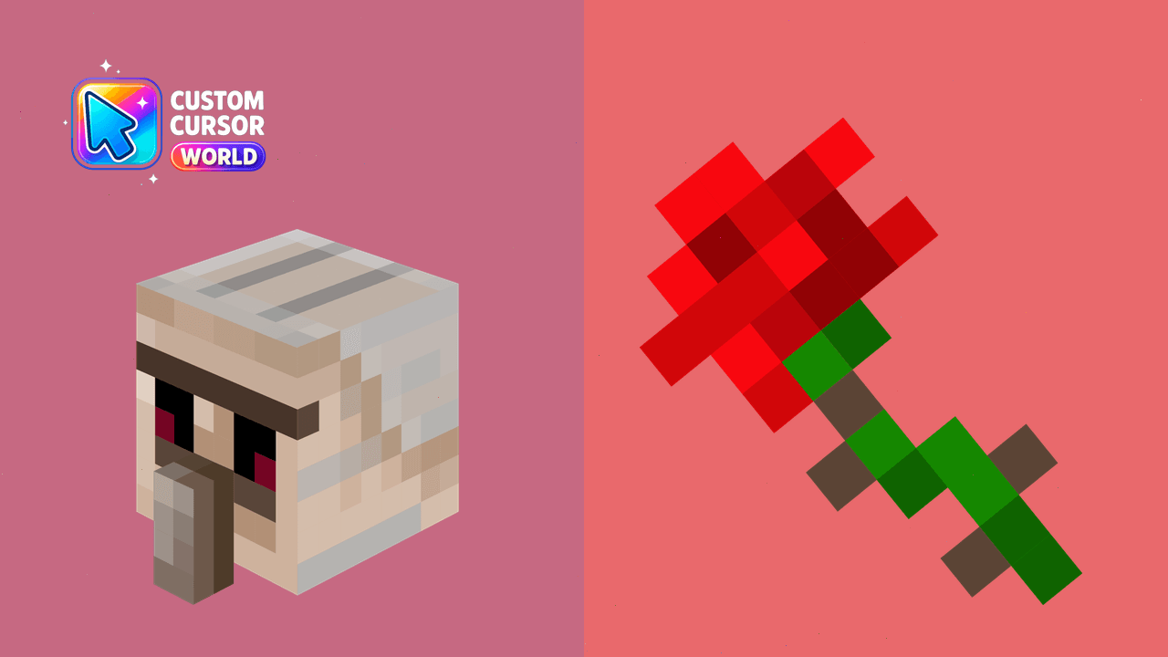 Cursor pack preview: Custom Cursor Pack - Iron Golem