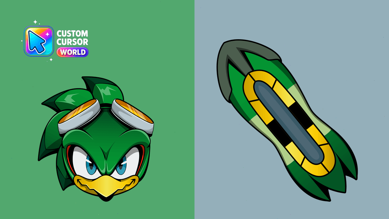 Cursor pack preview: Jet the Hawk Custom Cursor Pack