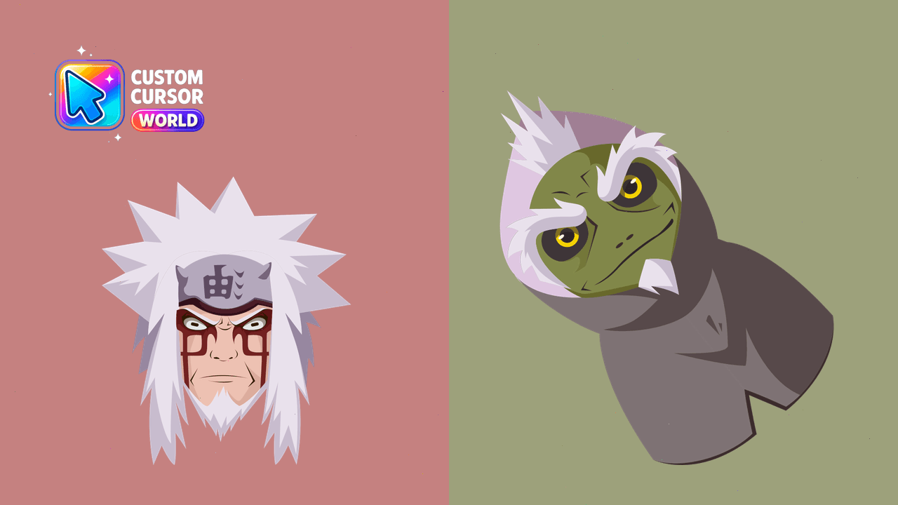 Cursor pack preview: Jiraiya Ninja Cursor Pack