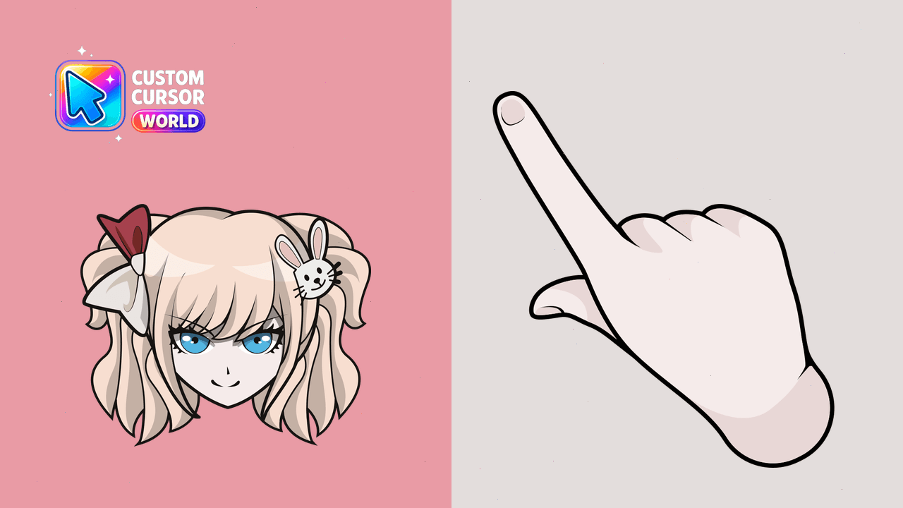 Cursor pack preview: Junko Enoshima Cursor Pack