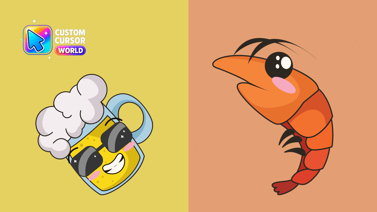 Cursor pack preview: Kawaii Custom Cursor Collection for Chrome