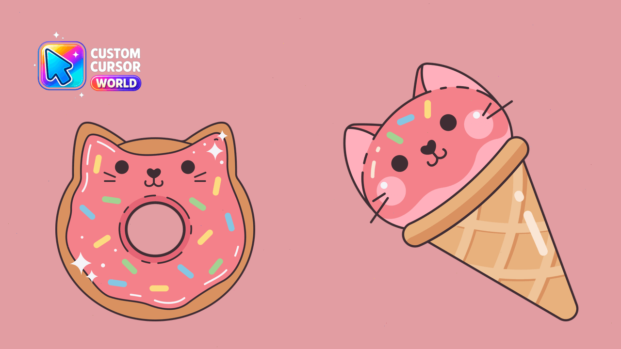 Cursor pack preview: Kawaii Custom Cursor Pack for Browsers