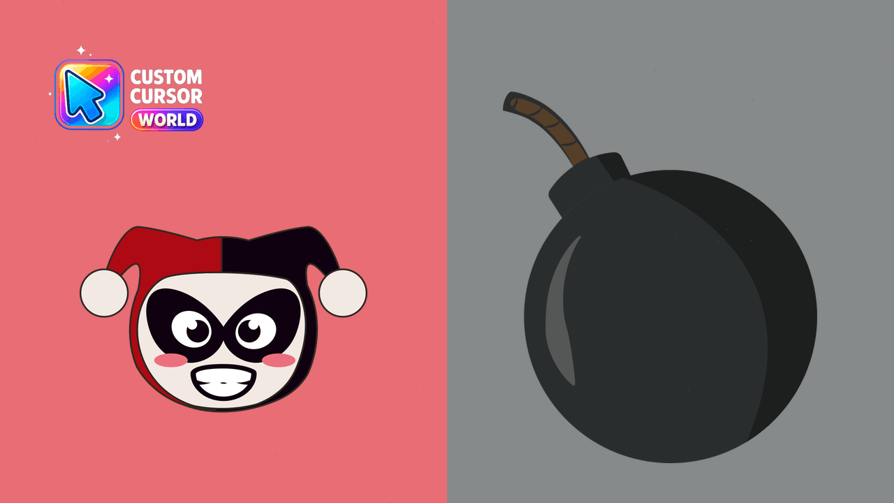 Cursor pack preview: Harley Quinn Custom Cursor Pack