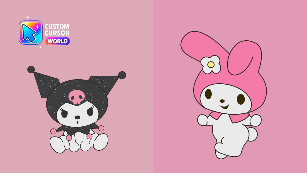 Cursor pack preview: Kawaii Custom Cursor Pack for Chrome