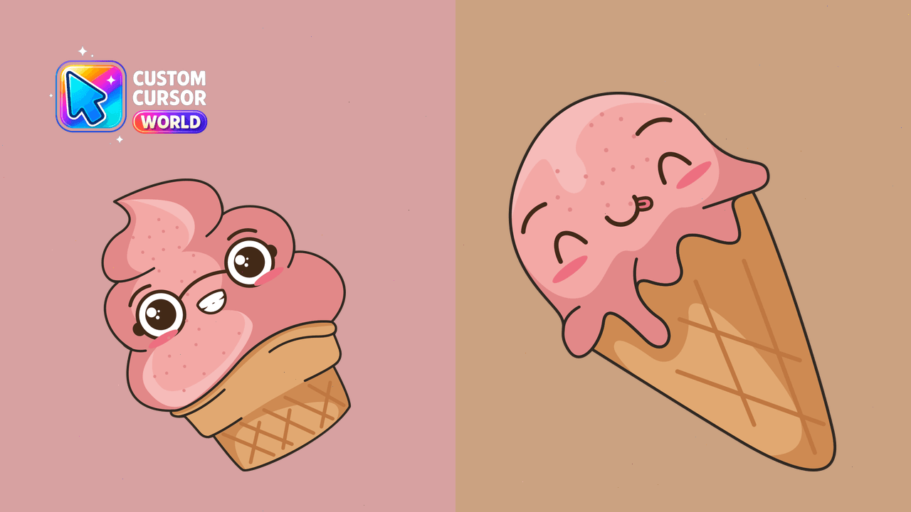 Cursor pack preview: Kawaii Custom Cursor Pack for Browsers