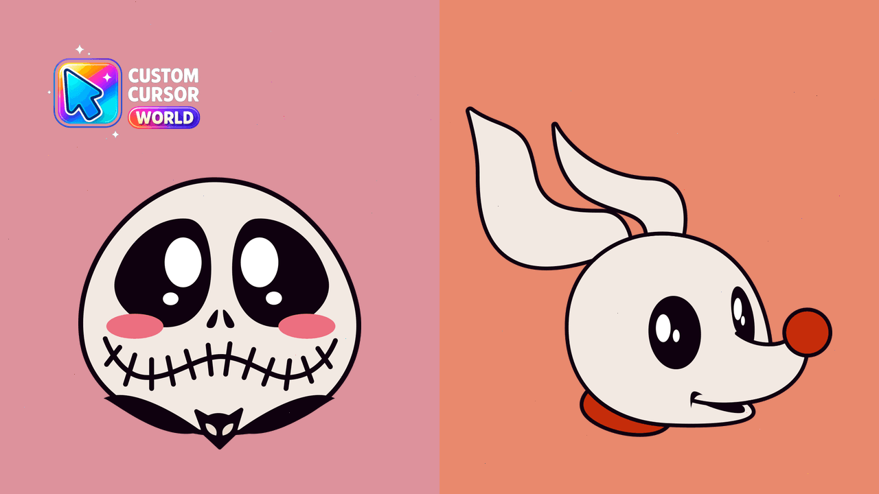 Cursor pack preview: Kawaii Jack Skellington Cursor Pack