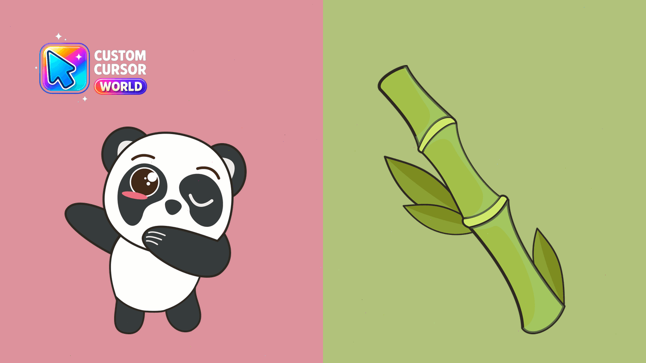 Cursor pack preview: Kawaii Panda Cursor Pack