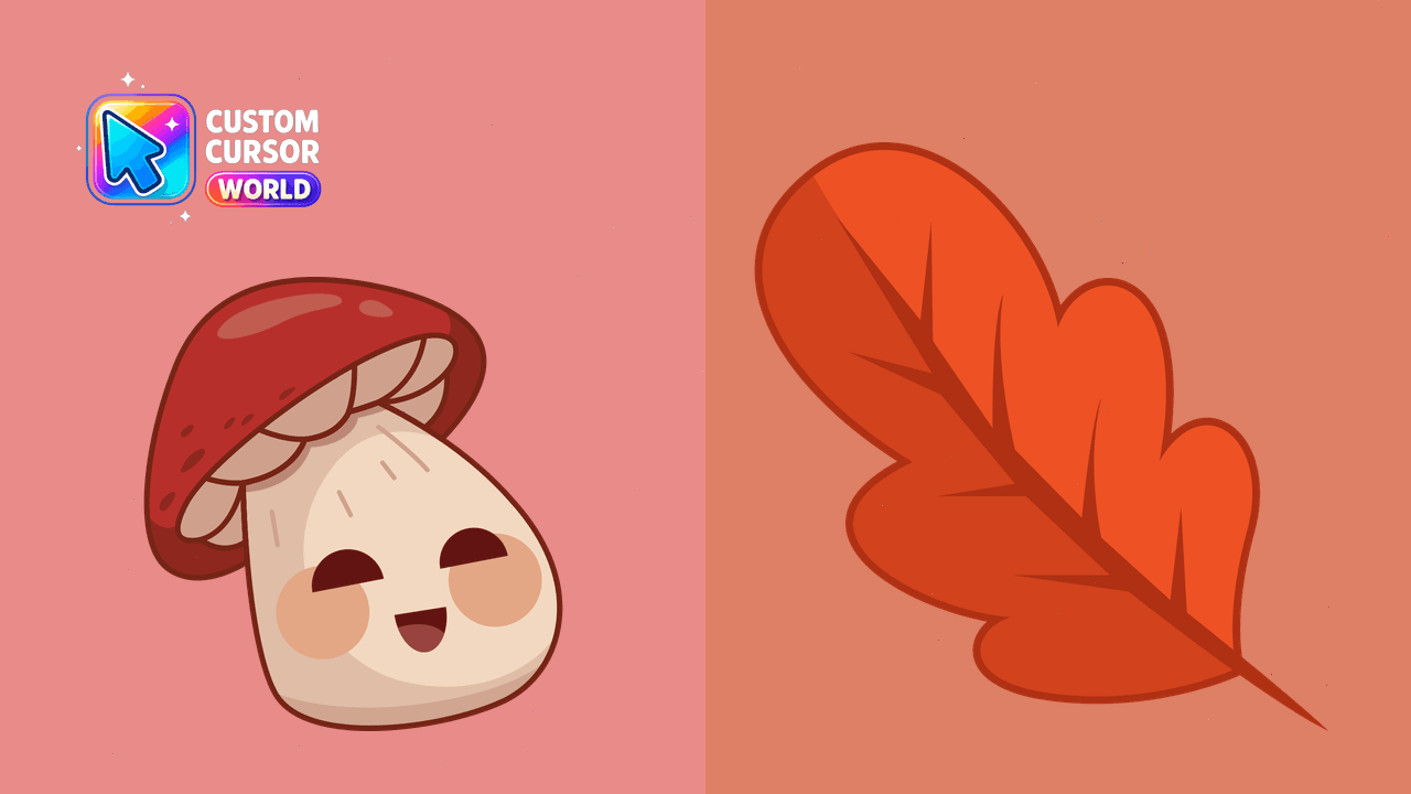 Cursor pack preview: Kawaii Porcini Cursor Pack