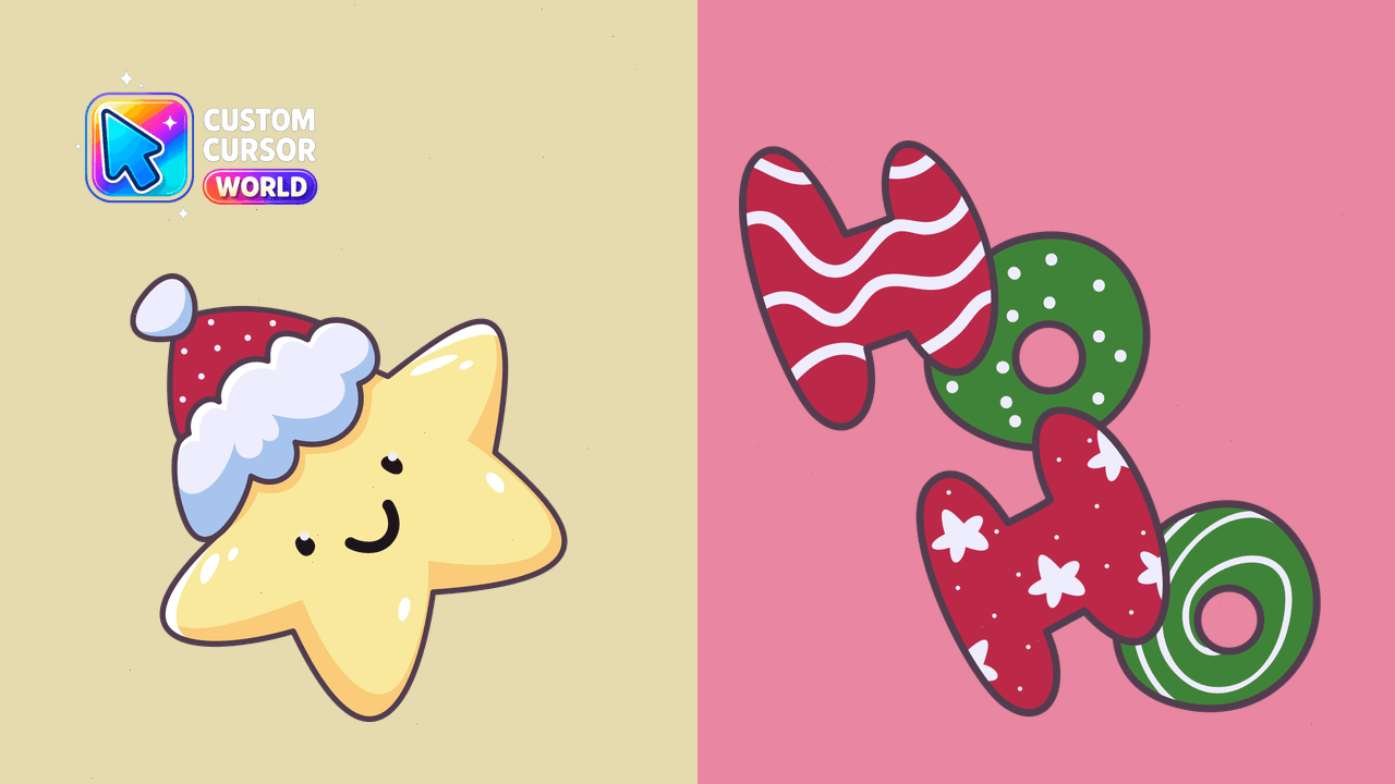 Cursor pack preview: Kawaii Star Cursor Pack