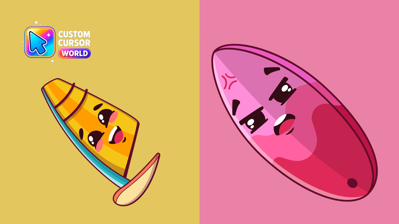 Cursor pack preview: Kawaii Custom Cursor Pack