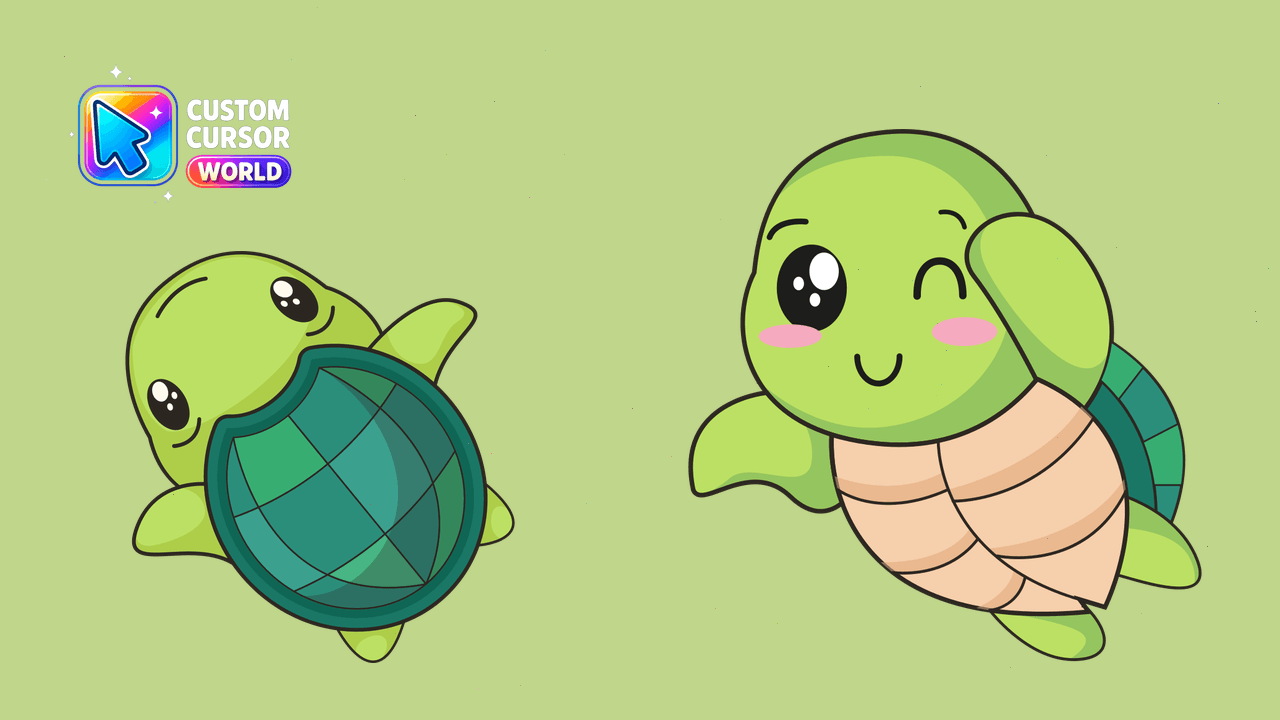 Cursor pack preview: Kawaii Custom Cursor Pack for Chrome & Edge