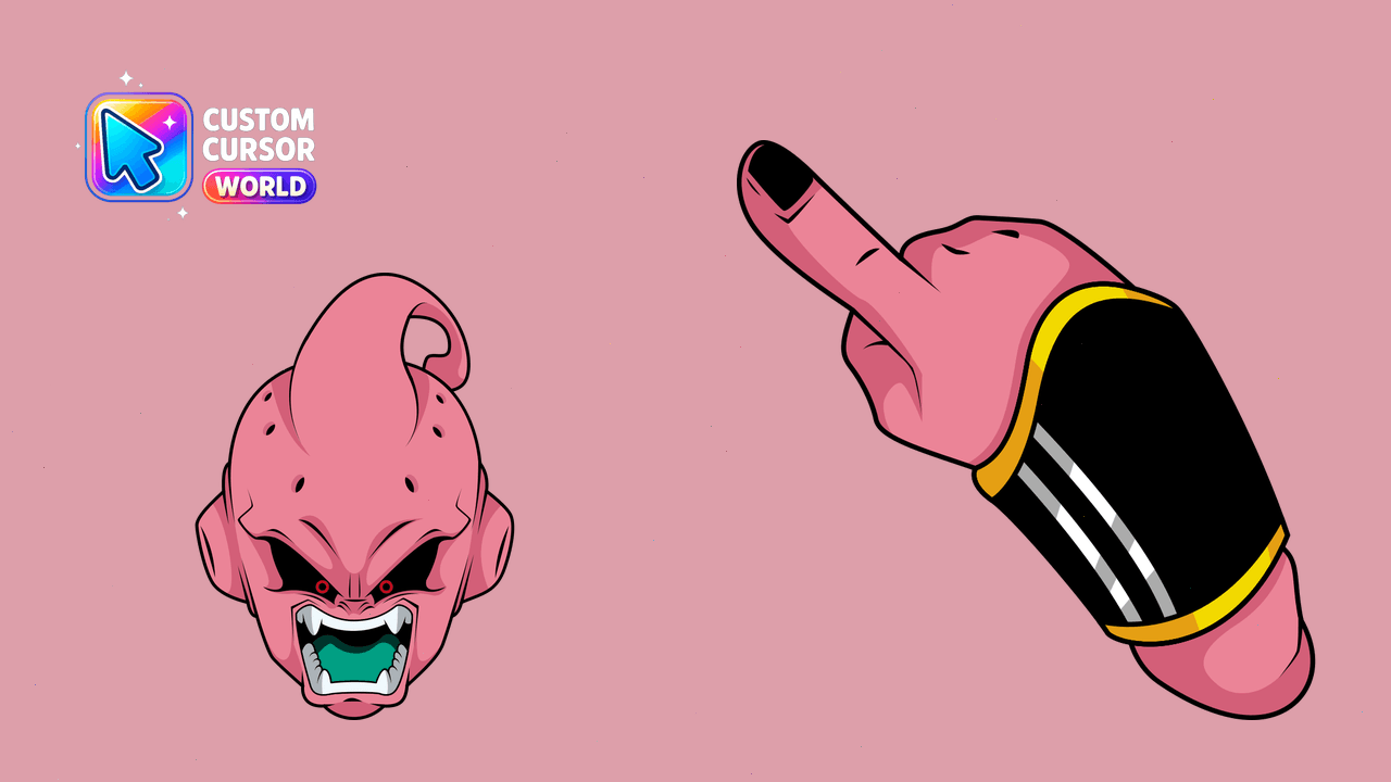 Cursor pack preview: Kid Buu Custom Cursor Pack