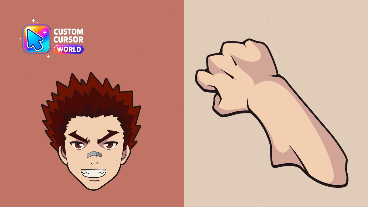 Cursor pack preview: Custom Cursor Pack - Kineshi Hairo from The Disastrous Life 