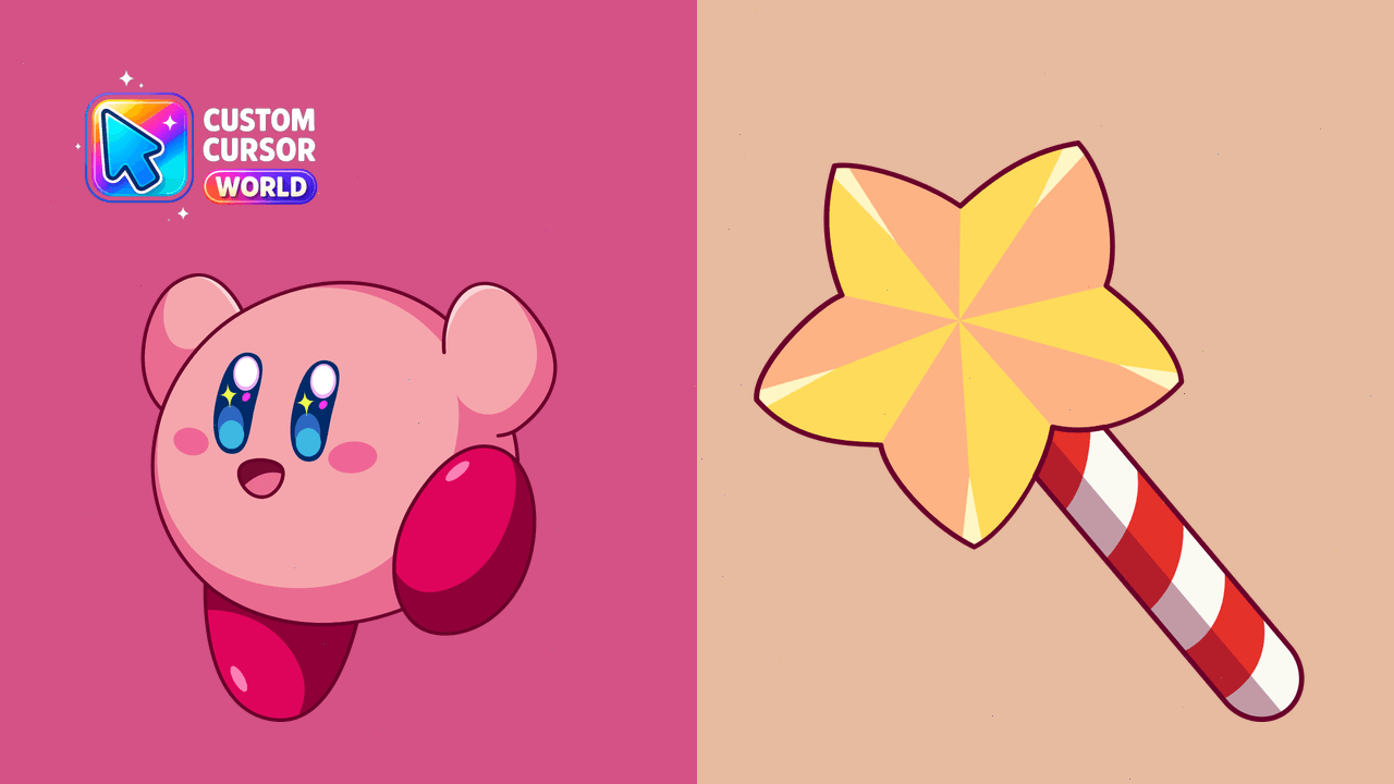 Cursor pack preview: Kirby Custom Cursor Pack