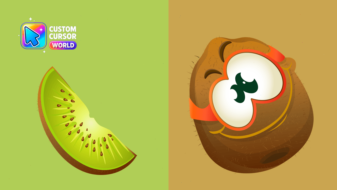 Cursor pack preview: Funny Kiwi Cursor Pack