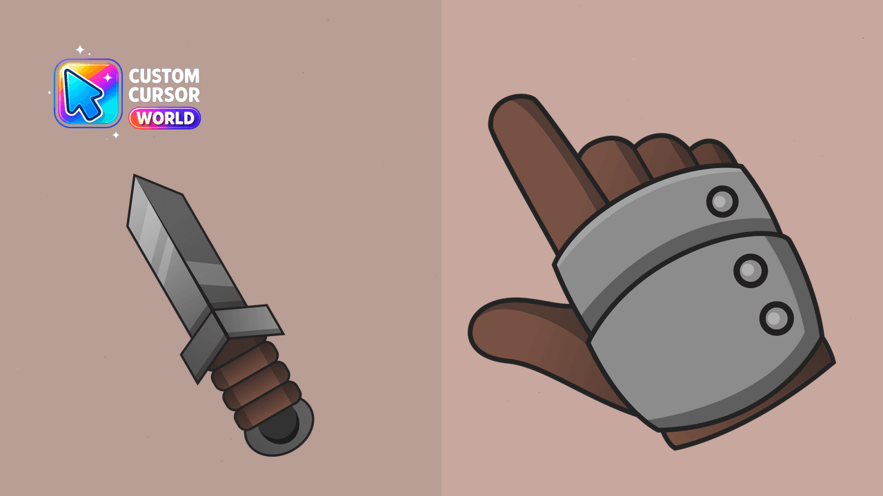 Cursor pack preview: Knight Cursor Pack - Stylish Custom Pointers for Chrome