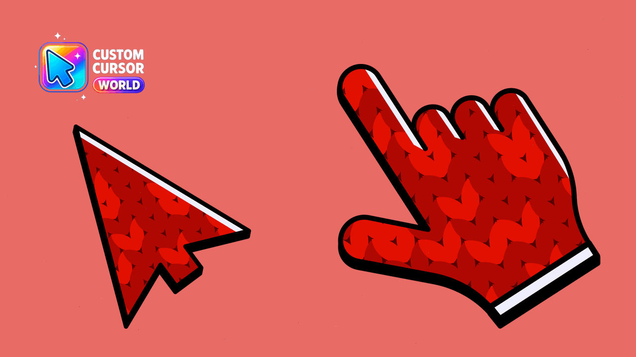 Cursor pack preview: Warm Winter Cursor Pack - Custom Mitten Design