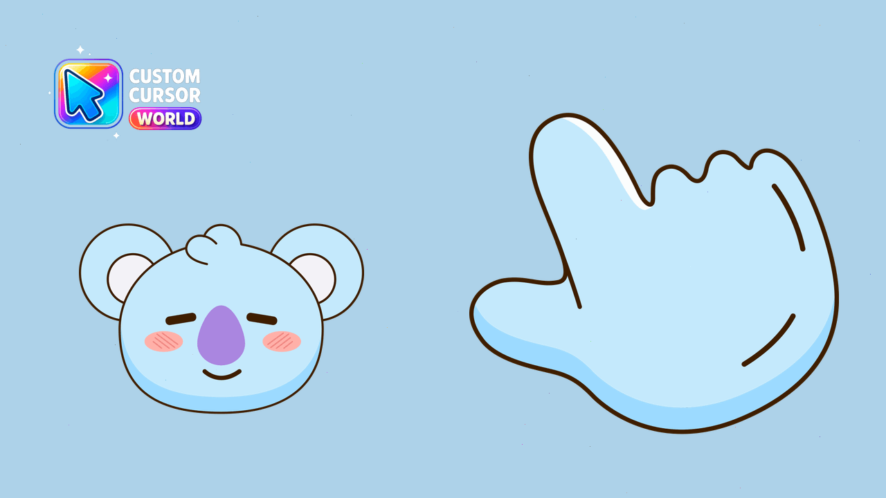 Cursor pack preview: Custom Cursor Pack - KOYA from BT21