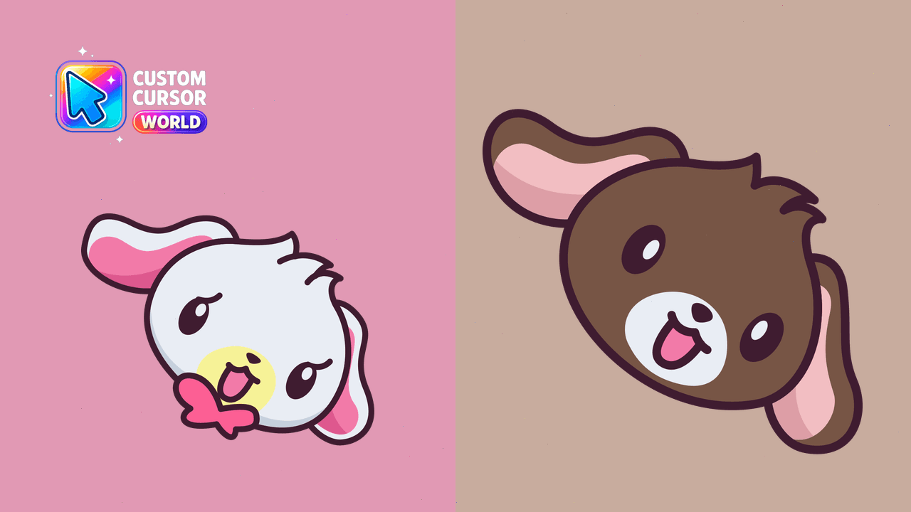 Cursor pack preview: Kurousa & Shirousa Custom Cursor Pack - Hello Kitty Collecti