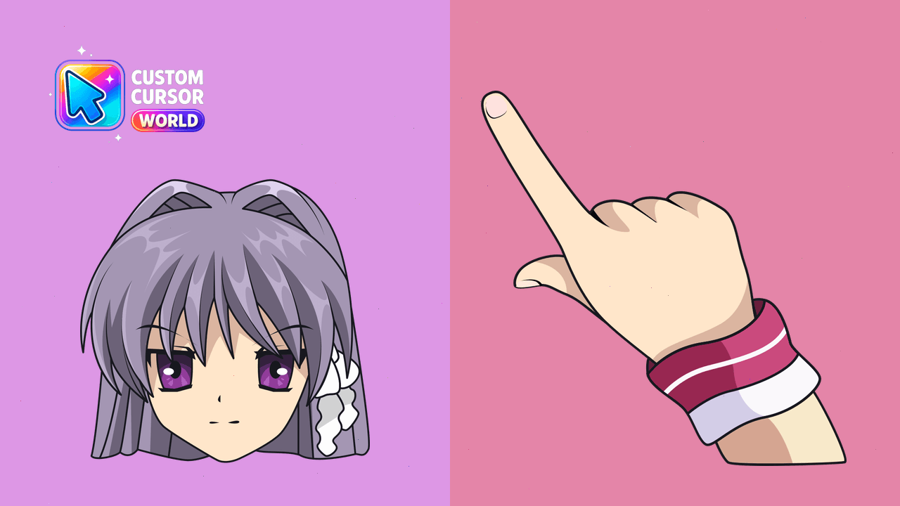 Cursor pack preview: Kyou Fujibayashi Custom Cursor Pack